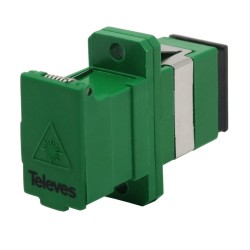 Televés 233203 - Adaptador FO SC Hembra – SC Hembra Símplex Monomodo