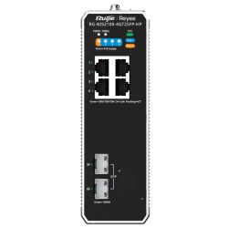 Reyee RG-NIS2100-4GT2SFP-HP - Fribtak Switch Industrial PoE Cloud 4 puertos