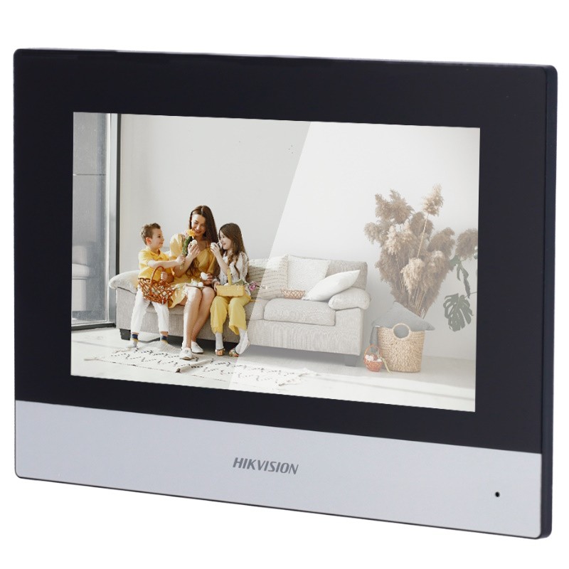 Hikvision DS-KH6320-WTE1 - Monitor para videoportero con pantalla táctil TFT de 7"