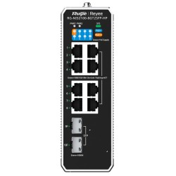 Reyee RG-NIS2100-8GT2SFP-HP - Frontal Switch PoE Cloud Capa 2 con 8 puertos RJ45 Gb + 2 SFP