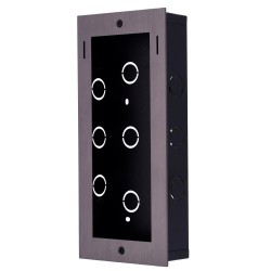 AK-BR-X912-F - Panel frontal y caja de registro encastrada para Akuvox AK-X912S