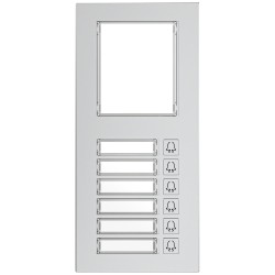 Akuvox AK-MD6 - Módulo de extensión con 6 botones y panel informativo