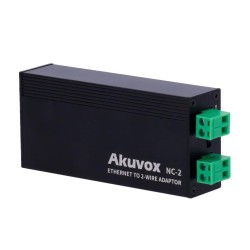 Akuvox AK-NC-2 - Conversor IP a 2 hilos para 1 grupo de 2 hilos para videoportero Akuvox