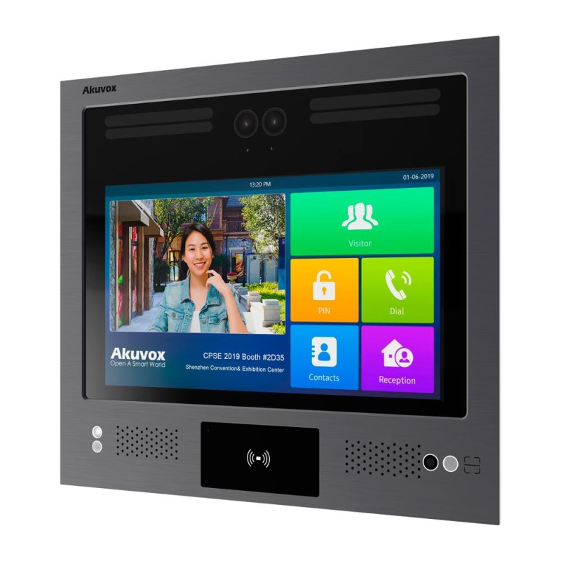 Akuvox AK-X916S-L - Videoportero IP antivandálico con cámara 2Mpx para apartamentos