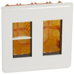 Legrand 078872L - Caja de puesto de trabajo empotrado Mosaic 2 x 4 módulos