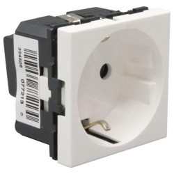 Legrand 077213 - Base de corriente Mosaic Blanca