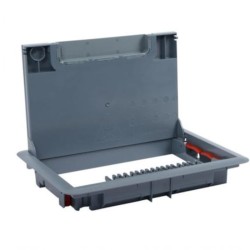 Legrand 088000 - Tapa de plástico para caja de suelo rectangular 8/12 módulo