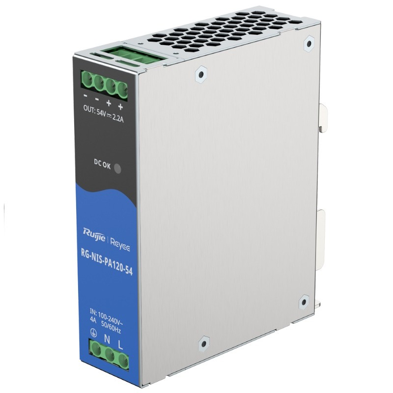 Reyee RG-NIS-PA120-54 - Fuente de alimentación Industrial con salida DC 54V 2,2A / 120W