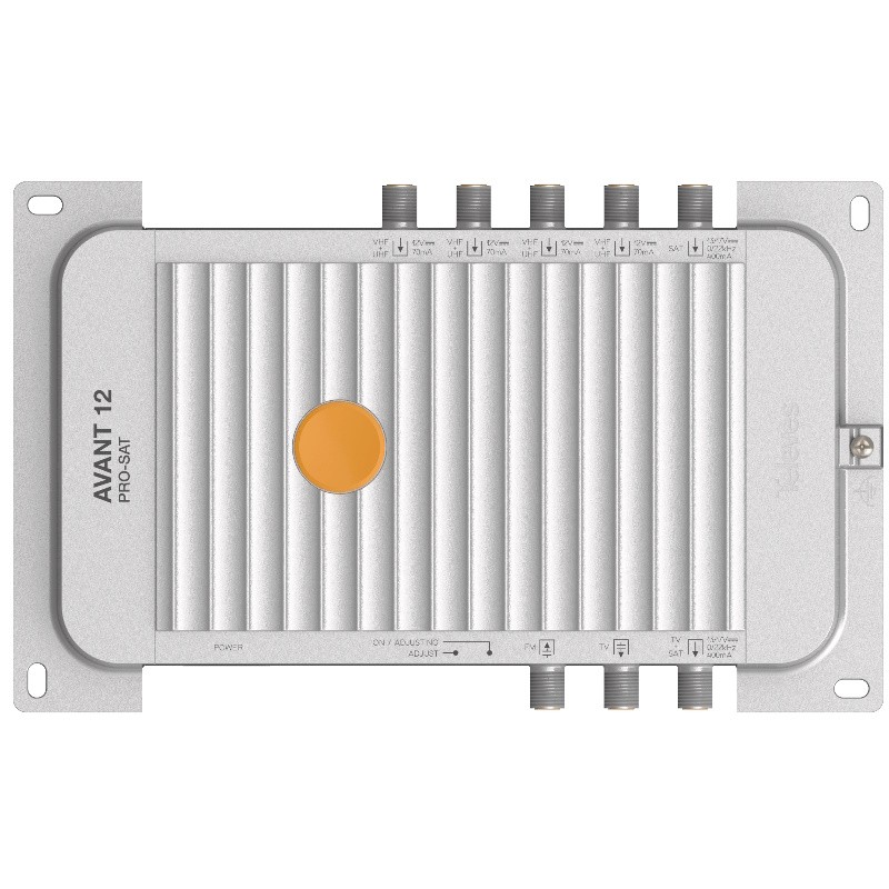 Televés 532204 - Central programable AVANT 12 PRO SAT para Terrestre/Satélite, 32 filtros