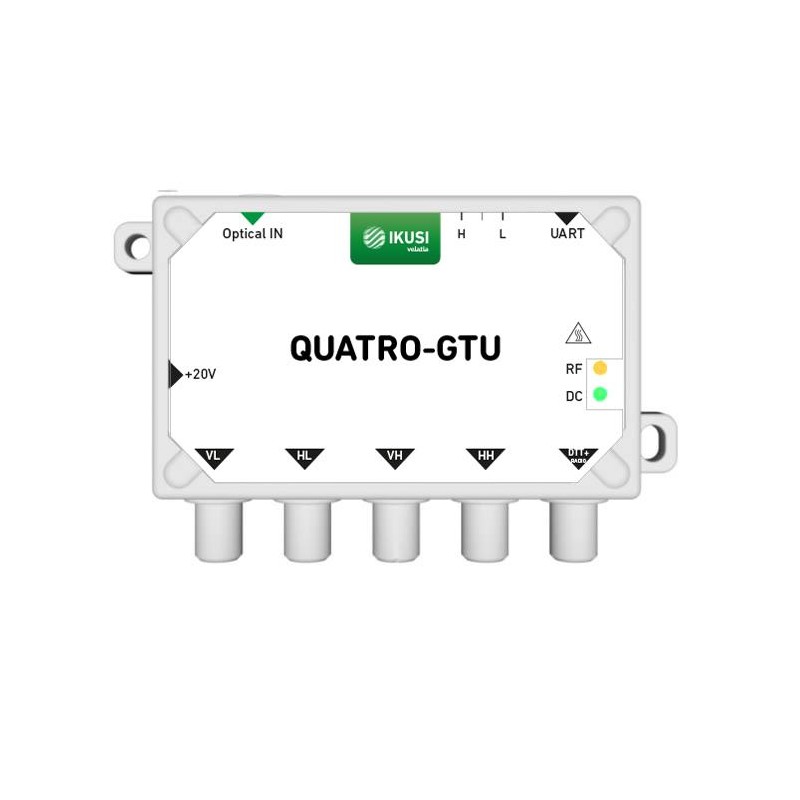 Fagor QUATRO-GTU - Receptor Óptico 4 polaridades Sat + TDT