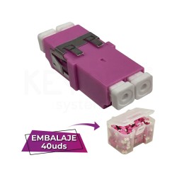 Keynet TA-LP338-M4D-3P-BX - Adaptador fibra LC-LC PC MM OM4 Multimodo Dx Simplex