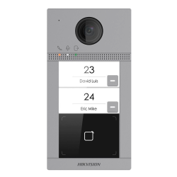 Hikvision DS-KV8213-WME1(C)/Flush - Videoportero IP 2Mpx para 2 apartamentos