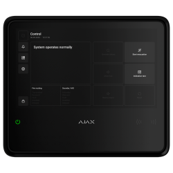 Ajax AJ-EN54-FIREHUB-B - Central inalámbrica de incendios AJAX con Pantalla táctil 10.1″ Negra