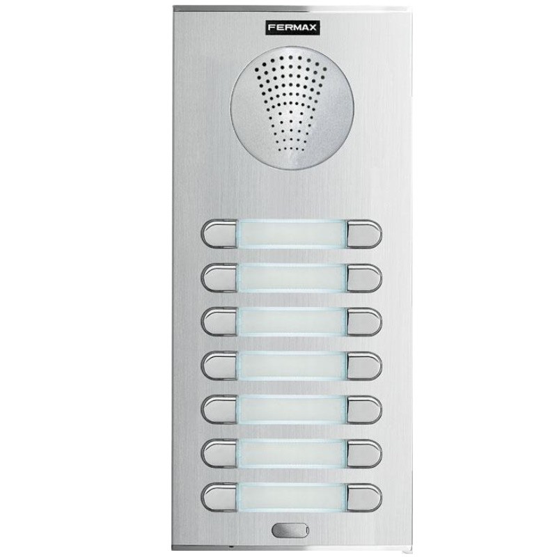 Fermax 70221 - Placa de audio Cityline S6 AP207 4+N 14 pulsadores / 2 columnas