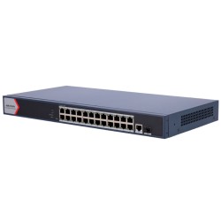 Hikvision DS-3E1526P-EI/M - Switch PoE Gestionable de 24 puertos RJ45 GE + 2 Gb RJ45/SFP.