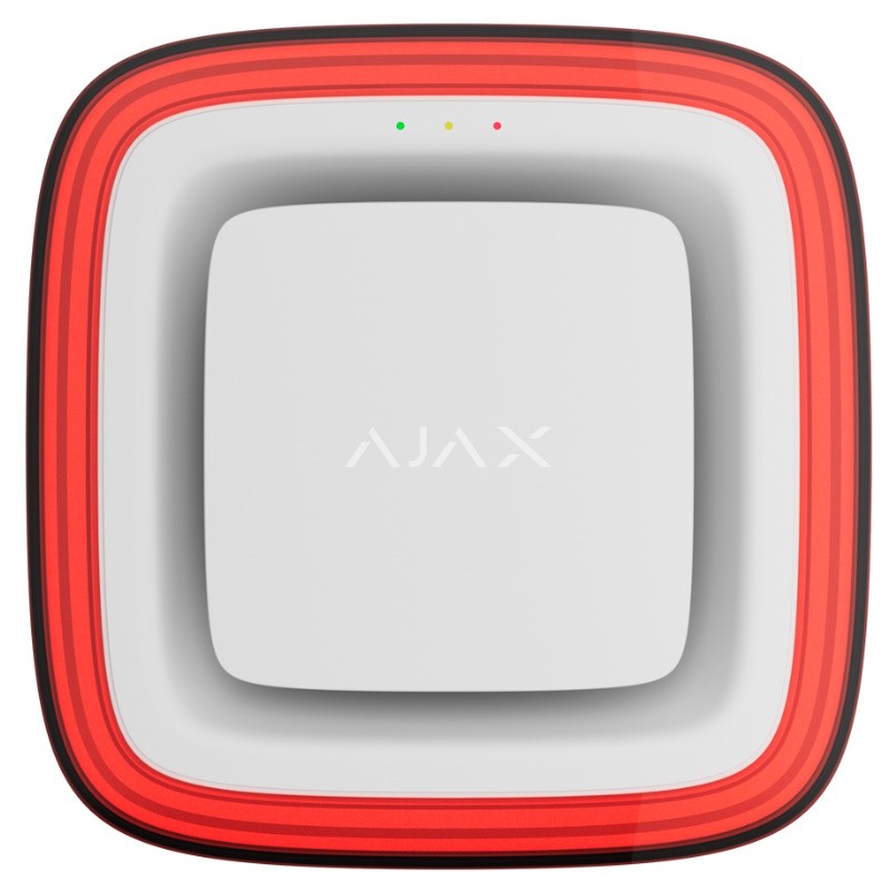 Ajax AJ-EN54-SOUNDER-VAD-W - Sirena inalámbrica con alarma acústica y visual Blaca de Ajax