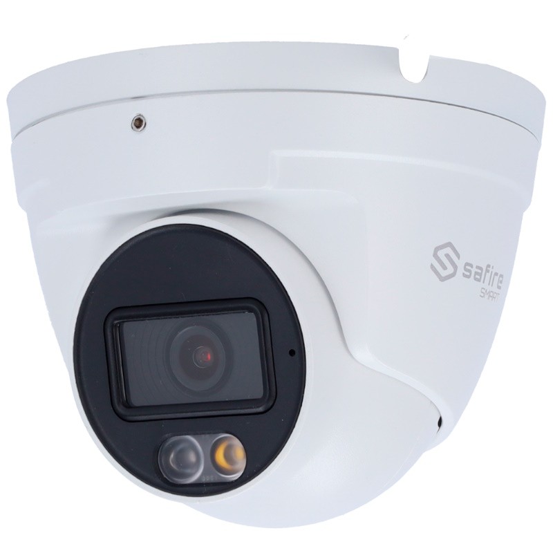 Safire Smart SF-IPT020A-4I1-DL - Cámara IP Turret 4Mpx Gama I1 con AI Avanzada y DualLight