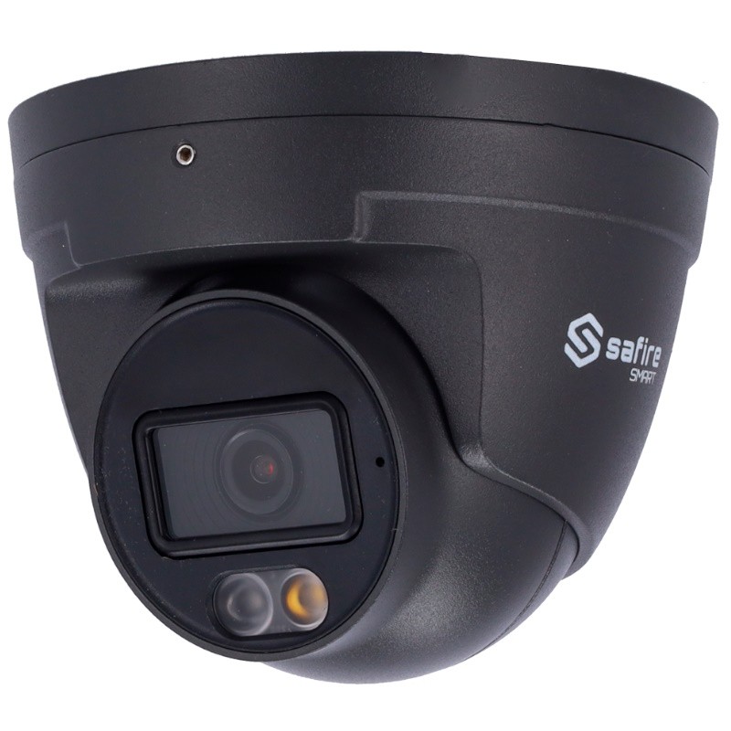Safire Smart SF-IPT020A-4I1-DL-GREY - Cámara IP 4Mpx Gama I1 con AI Avanzada y DualLight Gris