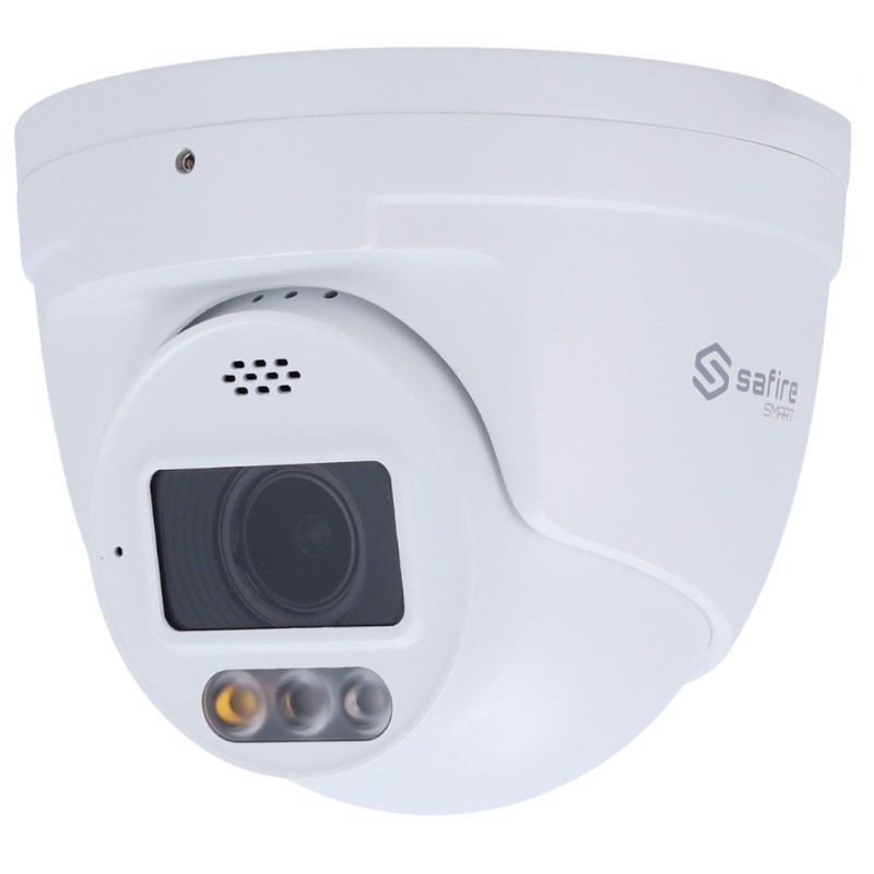 Safire Smart SF-IPT511ZA-4I1-SL - Cámara IP Turret 4Mpx Gama I1 con IA Avanzada y DualLight