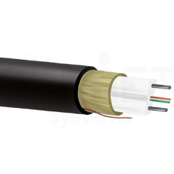 Keynet F84K-02A-S-ELP14N-BR - Cable Fibra Ópticas 2fo acometida SM Monomodo plano