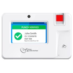 Easyclocking SK-T200 - Control de presencia PoE autónomo por huella, tarjeta EM y PIN