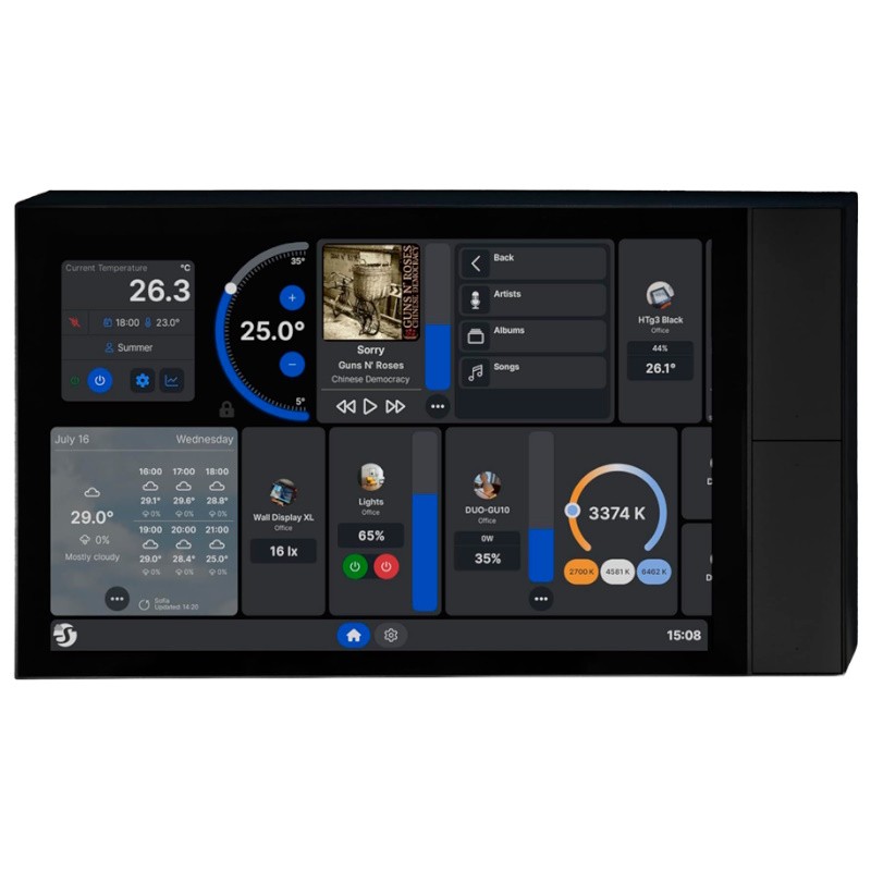 Shelly SH-WALL-DISPLAY-XL-B - Central domótica Shelly Wall Display XL