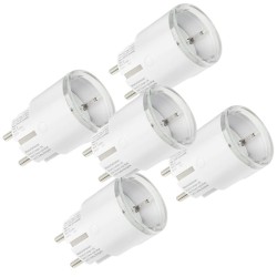 Shelly SH-PLUG-S-MTR-GEN3-W-5PC  - Enchufe inteligente Shelly-