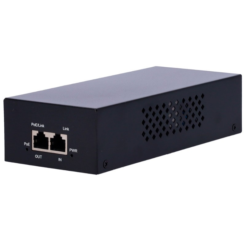 INJ-POE-90W-V2 -  Inyector PoE Entrada/Salida RJ45 10/100/1000Mbps