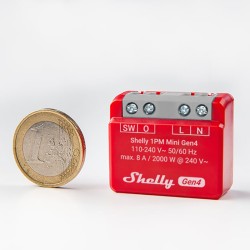 Shelly SH-SL-1PM-MINI-GEN4 - Control remoto inteligente WiFi
