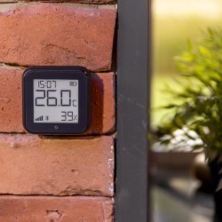 Shelly H&T Gen3 Matte Black - Sensor de Temperatura y Humedad