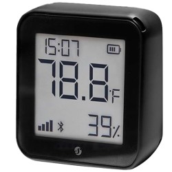 Shelly H&T Gen3 Matte Black - Sensor inteligente Shelly de temperatura y humedad