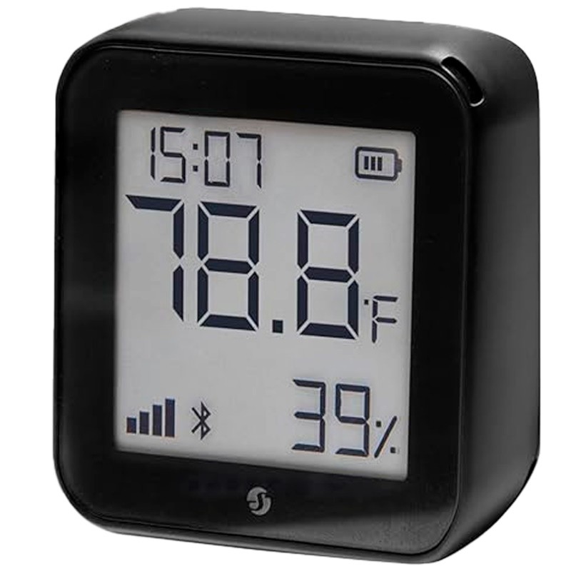 Shelly H&T Gen3 Matte Black - Sensor inteligente Shelly de temperatura y humedad