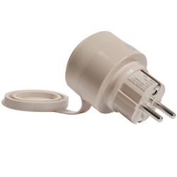 Shelly Outdoor Plug S Gen3 - Enchufe inteligente Inalámbrico Wifi impermeable