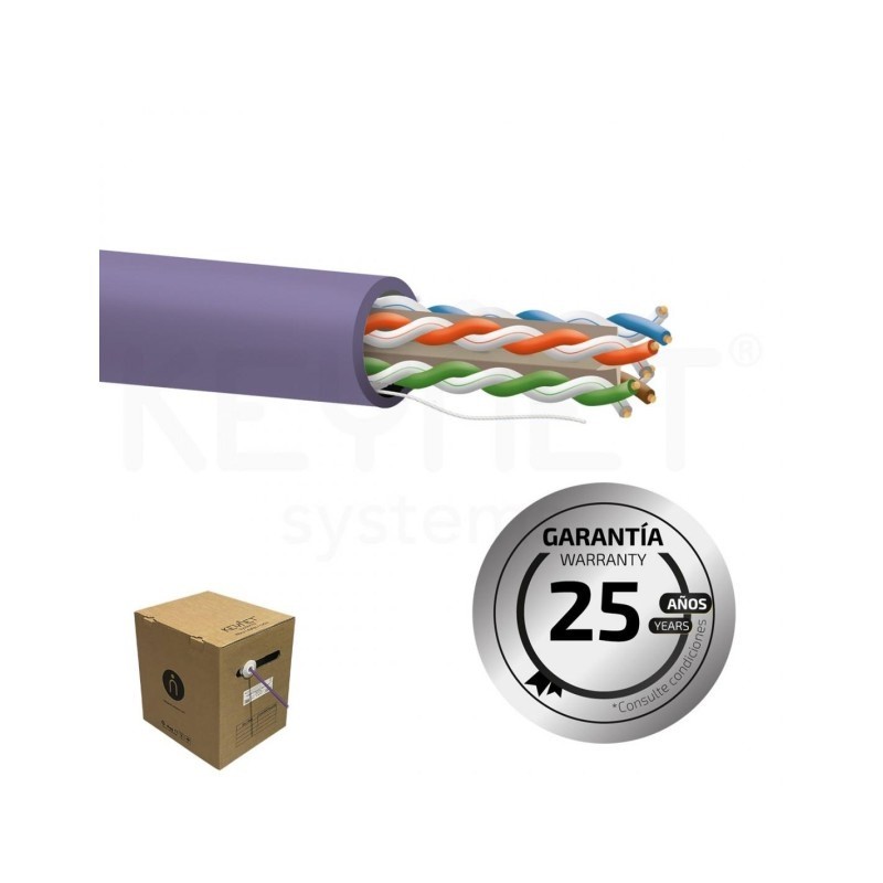 Keynet TD-604UT-B2-LBR-V - Cable de datos BC categoría 6 U/UTP