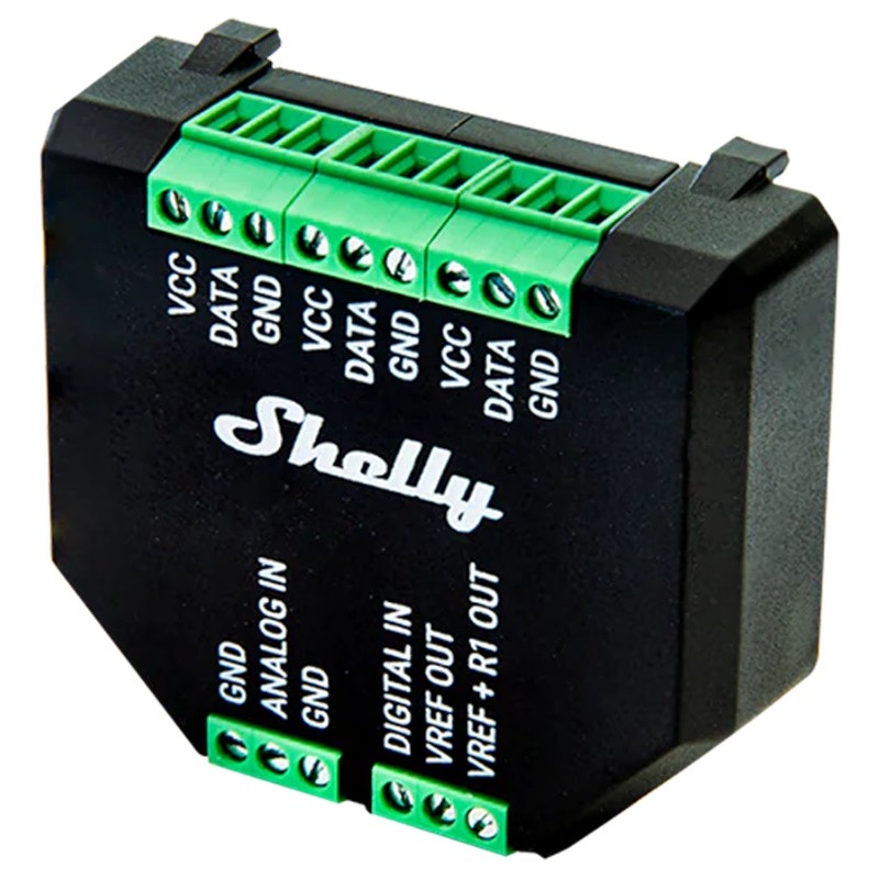 Shelly Plus Add-on - Interfaz de sensor aislada galvánicamente para todos los relés Shelly Plus