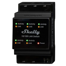Shelly LAN Switch - Conectividad profesional para instalaciones domóticas