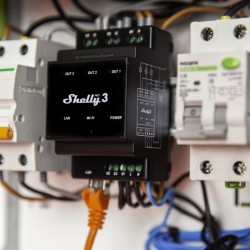 Shelly Pro 3 - Relé WiFi profesional 3 canales DIN 48A