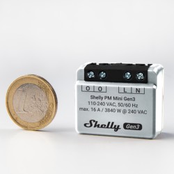 Shelly PM Mini Gen3 WiFi -  Control remoto inteligente WiFi y Bluetooth