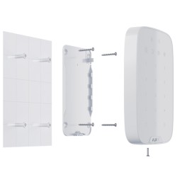 Ajax AJ-KEYPADPLUS-S-W – Montaje Teclado táctil inalámbrico Ajax KeyPad Plus