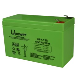 BATT1270-U - Batería recargable Upower Plomo Ácido AGM para respaldo o uso directo