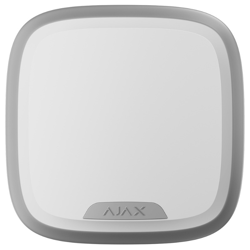 Ajax Superior StreetSiren Plus G3 Blanca | Sirena exterior inalámbrica Grado 3