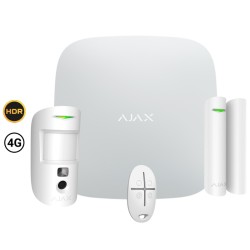 Ajax AJ-STARTERKIT-CAM-HDR-4G-W - Kit Ajax StarterKit Cam HDR 4G blanco