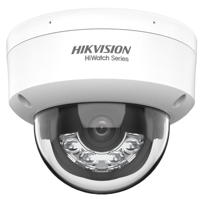 Hikvision HWI-D180HA-LU (2.8mm) - Cámara IP Domo 8MP PoE Smart Hybrid Light