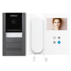 Fermax 7756 - Kit videoportero WiFi 2 hilos Fermax Cora VEO 4,3" DUOX Plus 2L
