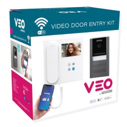 Fermax 7756 - Kit videoportero Fermax Cora VEO WiFi DUOX Plus 2L completo