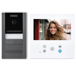 Fermax 7766 - Kit videoportero Cora VEO-XL 7" WIFI DUOX Plus 2 línea