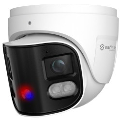Safire Smart SF-IPT180A-8I1-SL - Cámara IP Turret panorámica 8Mpx 180º PoE