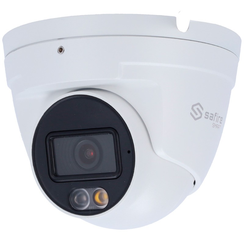 Safire Smart SF-IPT020A-6I1-DL - Cámara IP Turret 6Mpx DualLight PoE Safire Smart con IA avanzada