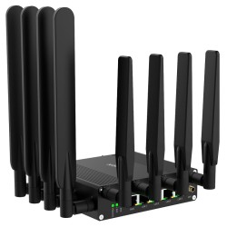 Milesight MS-UR75-504AE-P-W2 - Router industrial Milesight 5G con WiFi 6 doble SIM