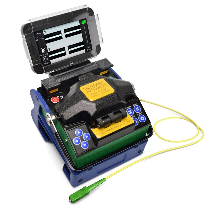 Promax PROLITE-41 -Fusionadora de Fibra Óptica con doble batería
